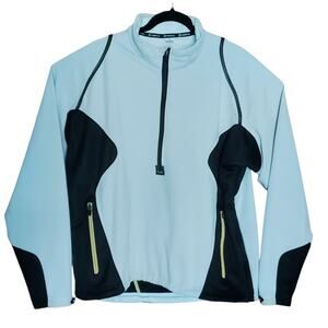 Sunice Hurricane Windstopper Men's Pullover Golf Outdoors Jacket Gray Black Sz L